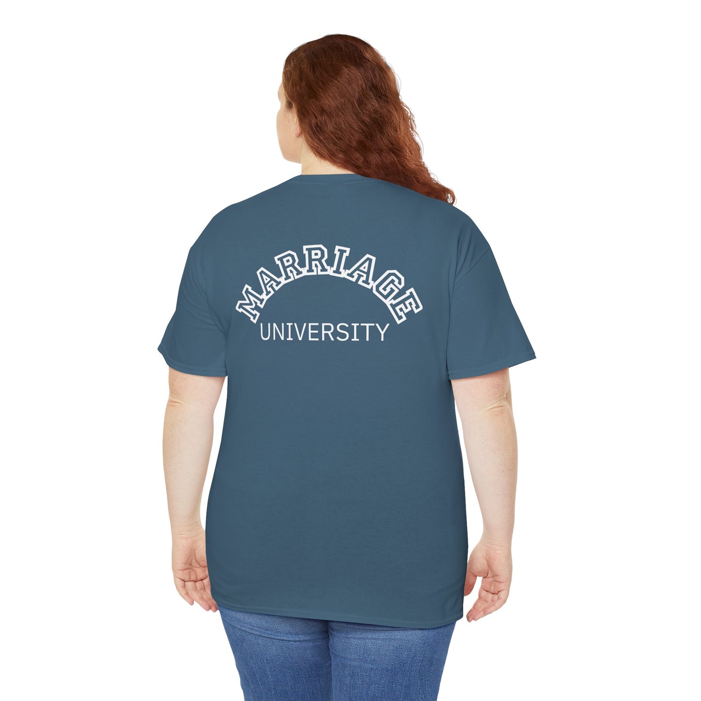 Marriage University Tee - Funny Unisex Cotton Shirt for Couples