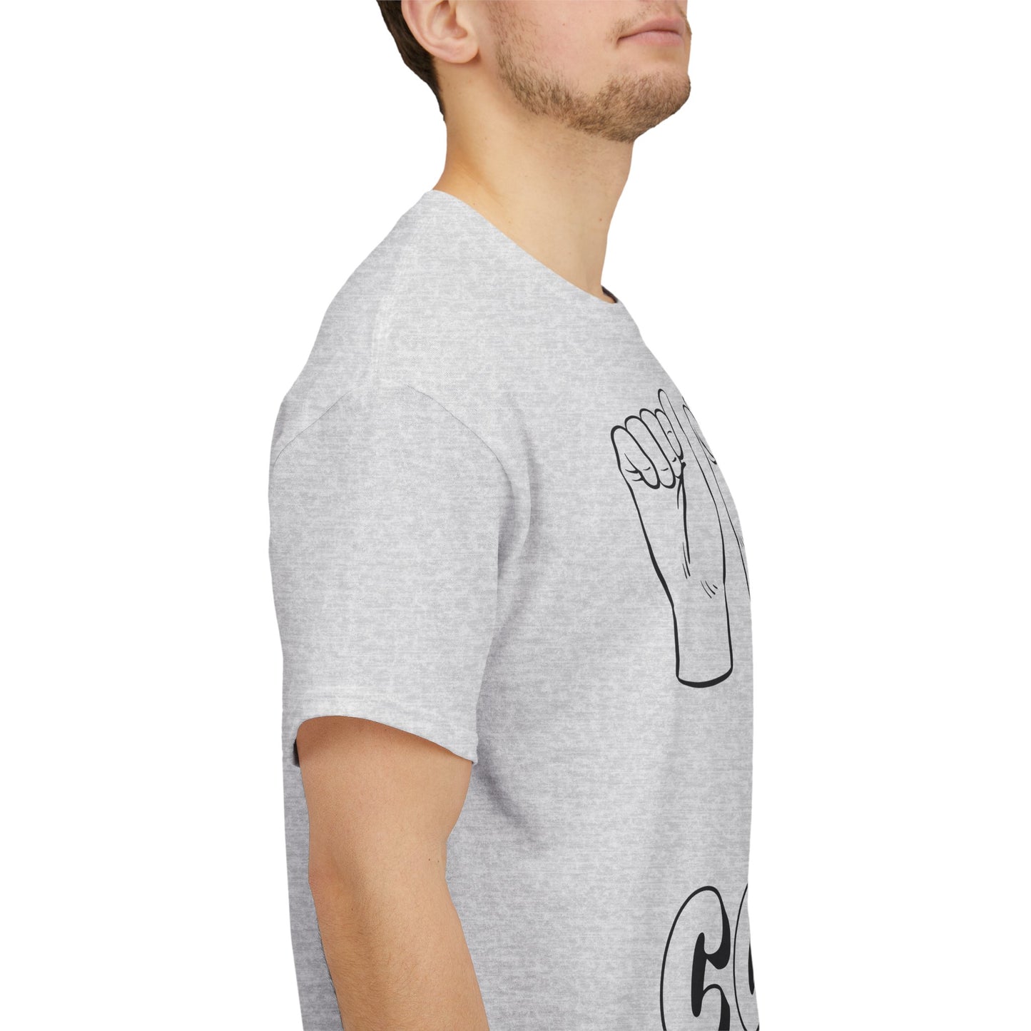 ASL Is Cool, Cool Sign Language Tee, Unisex Cotton Shirt, Gift for ASL Lovers, Fun Casual Wear, Communication Awareness