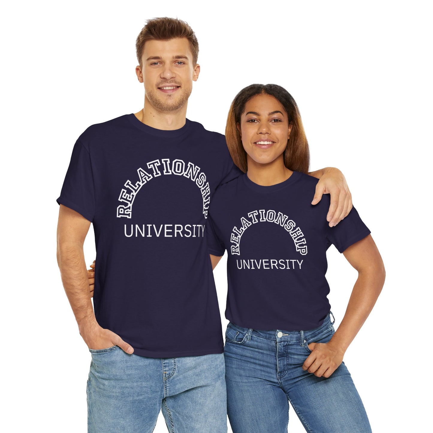 Relationship University Tee - Funny Unisex Cotton Shirt for Couples