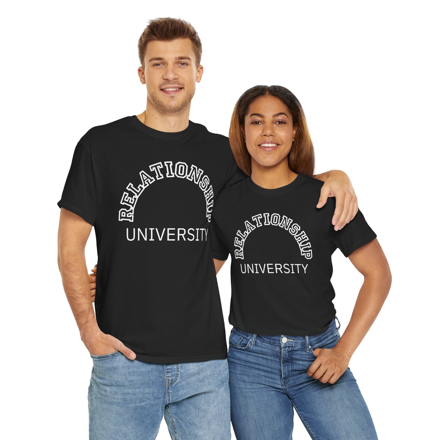 Relationship University Tee - Funny Unisex Cotton Shirt for Couples