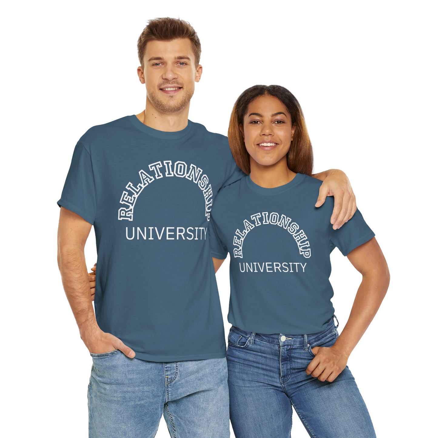 Relationship University Tee - Funny Unisex Cotton Shirt for Couples