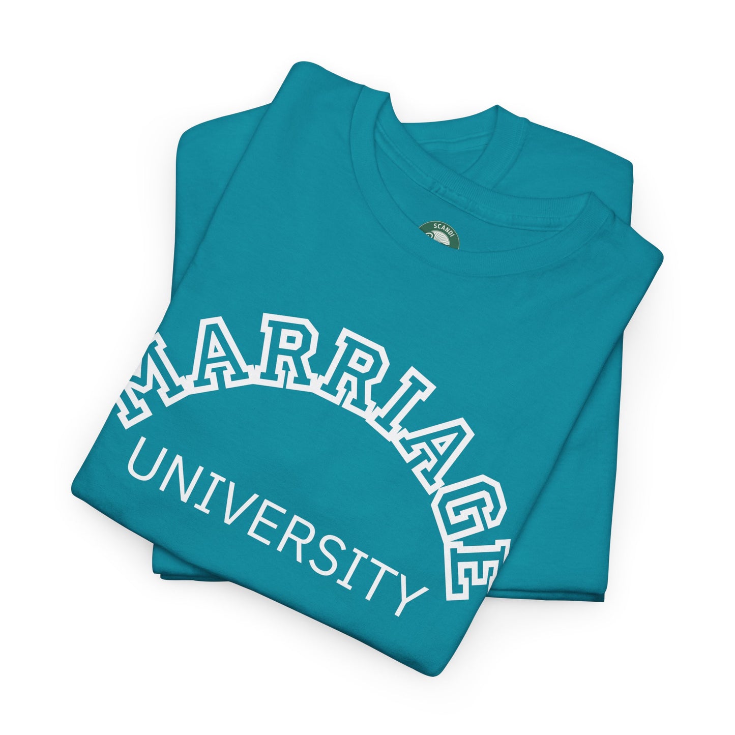 Marriage University Tee - Funny Unisex Cotton Shirt for Couples