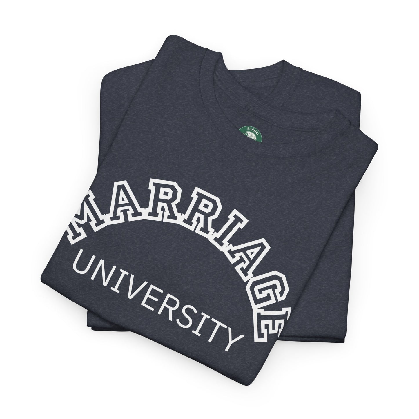 Marriage University Tee - Funny Unisex Cotton Shirt for Couples