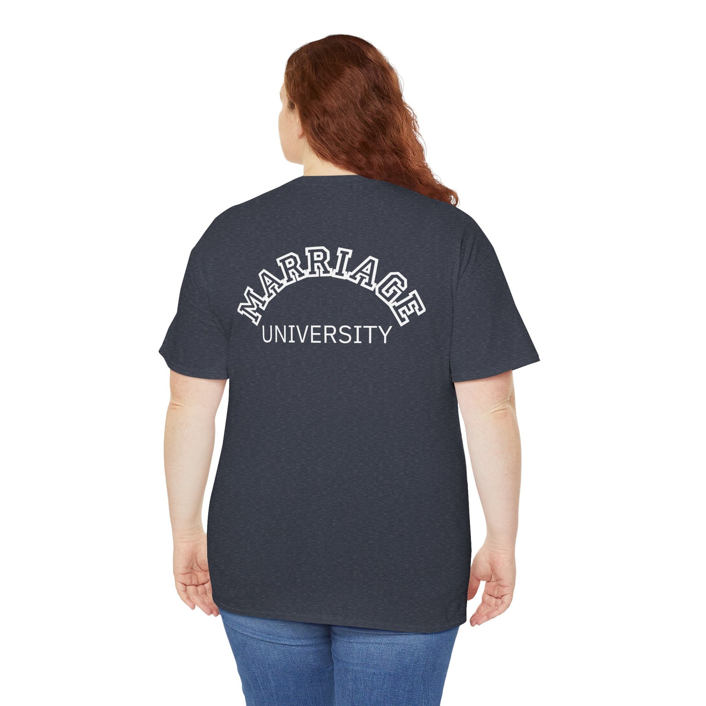Marriage University Tee - Funny Unisex Cotton Shirt for Couples