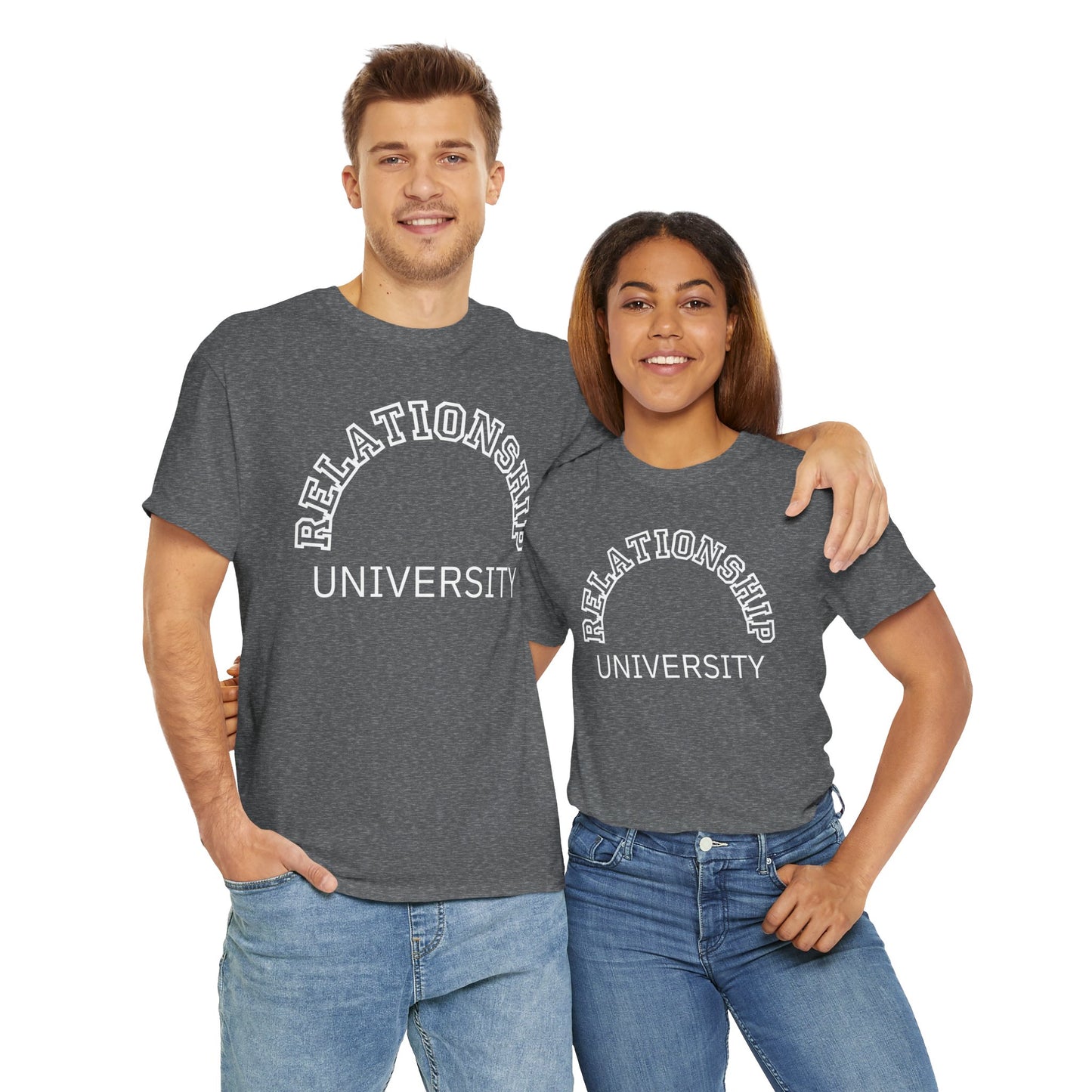 Relationship University Tee - Funny Unisex Cotton Shirt for Couples