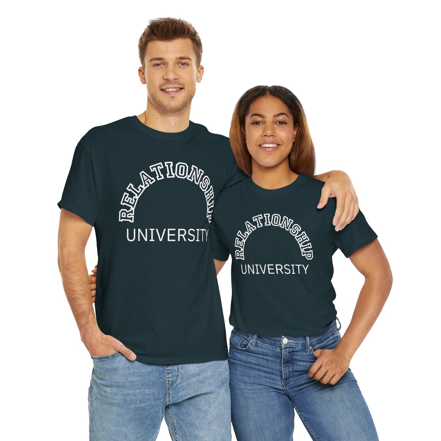 Relationship University Tee - Funny Unisex Cotton Shirt for Couples