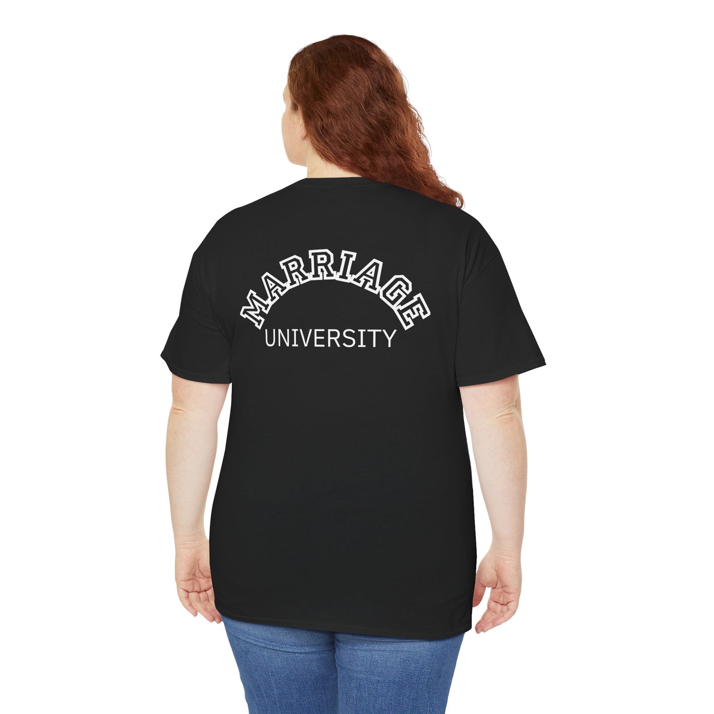 Marriage University Tee - Funny Unisex Cotton Shirt for Couples