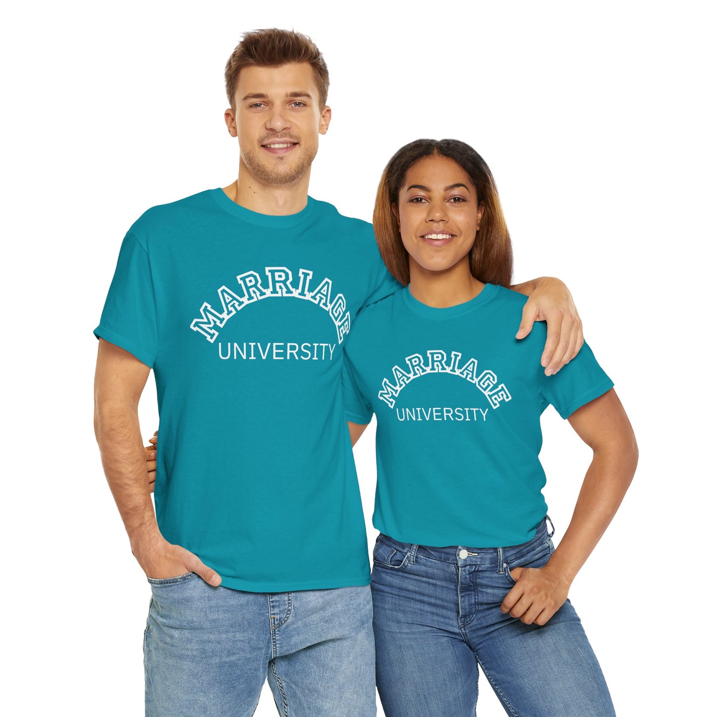 Marriage University Tee - Funny Unisex Cotton Shirt for Couples