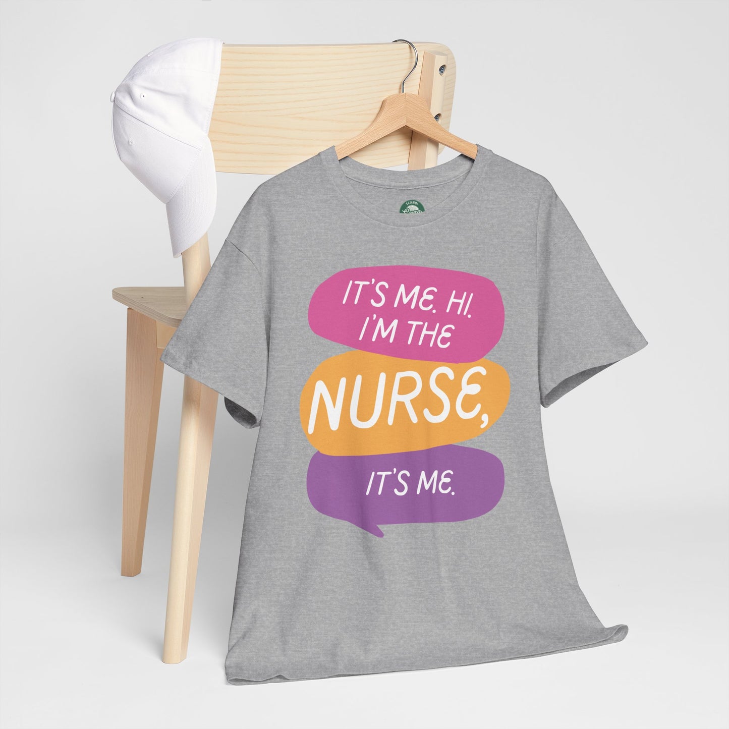 Funny Nurse Tee - It's Me Hi I'm the Nurse, It's Me