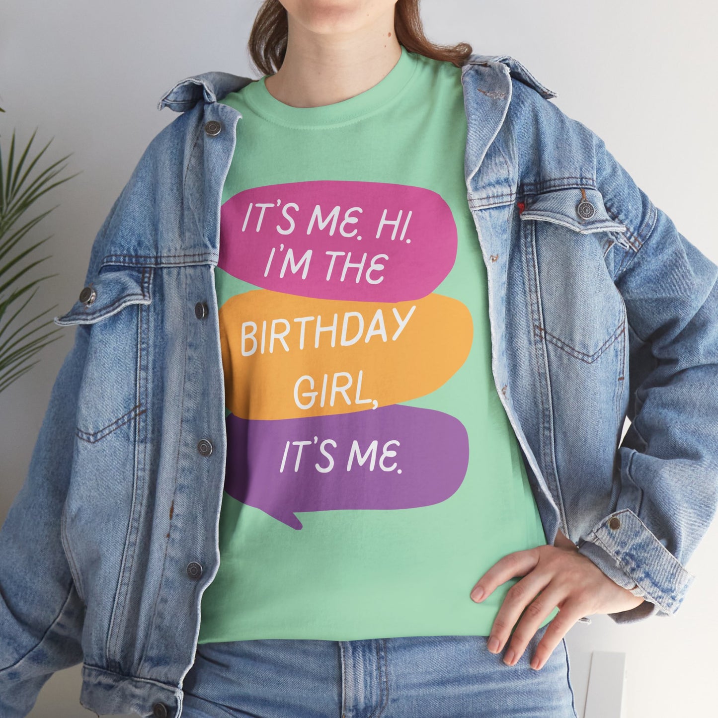 Birthday Girl Unisex Tee - It's Me Hi I'm the Birthday Girl, It's Me Funny T-Shirt