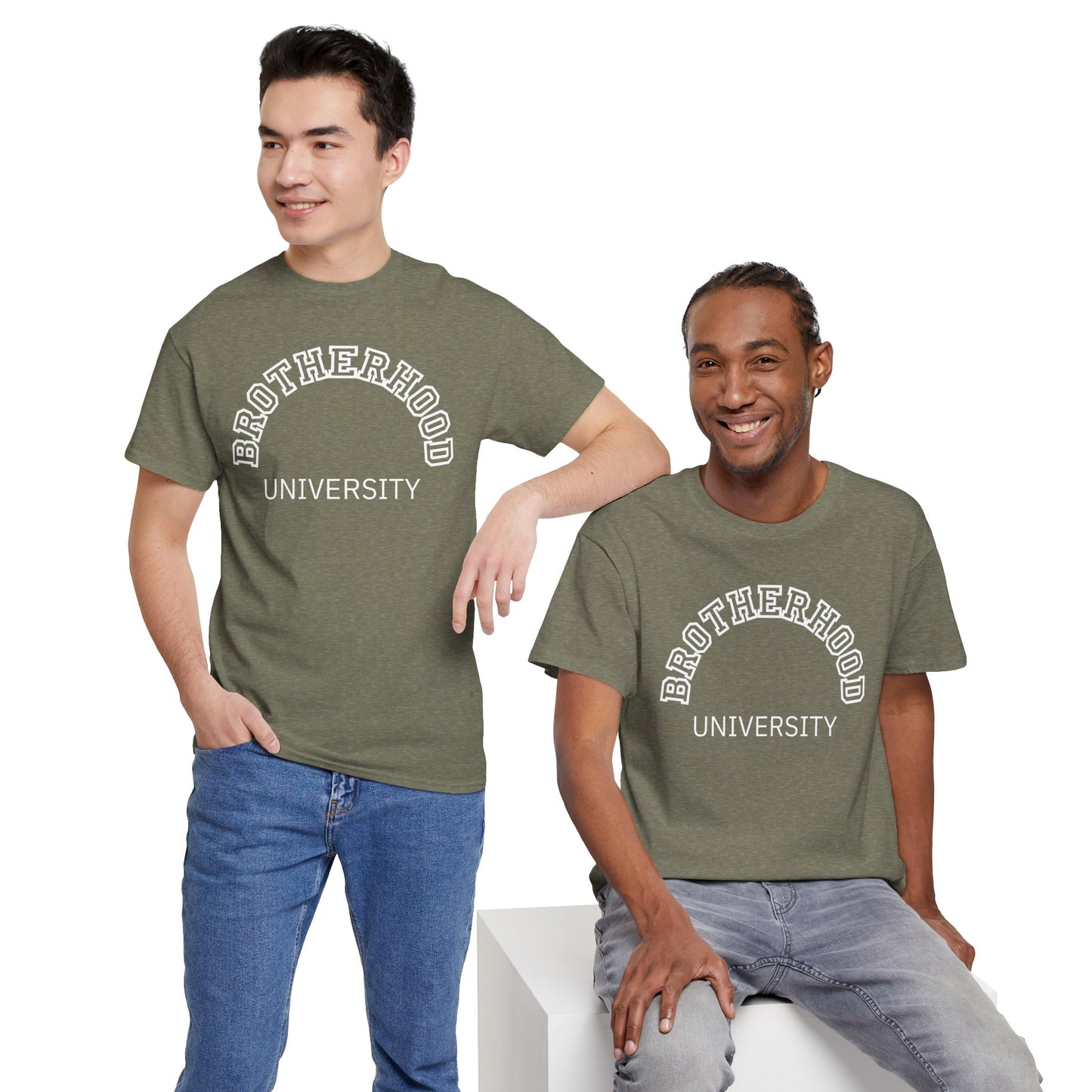 Brotherhood University Tee - Unique Gift for Brother & Pregnancy Announcement