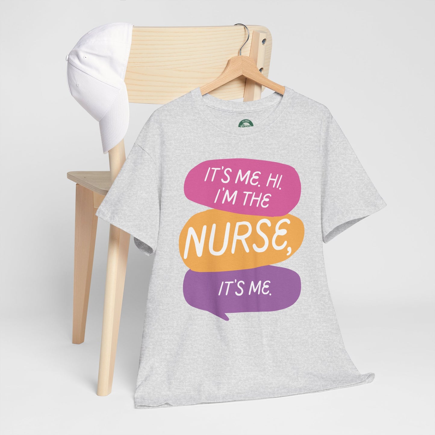 Funny Nurse Tee - It's Me Hi I'm the Nurse, It's Me