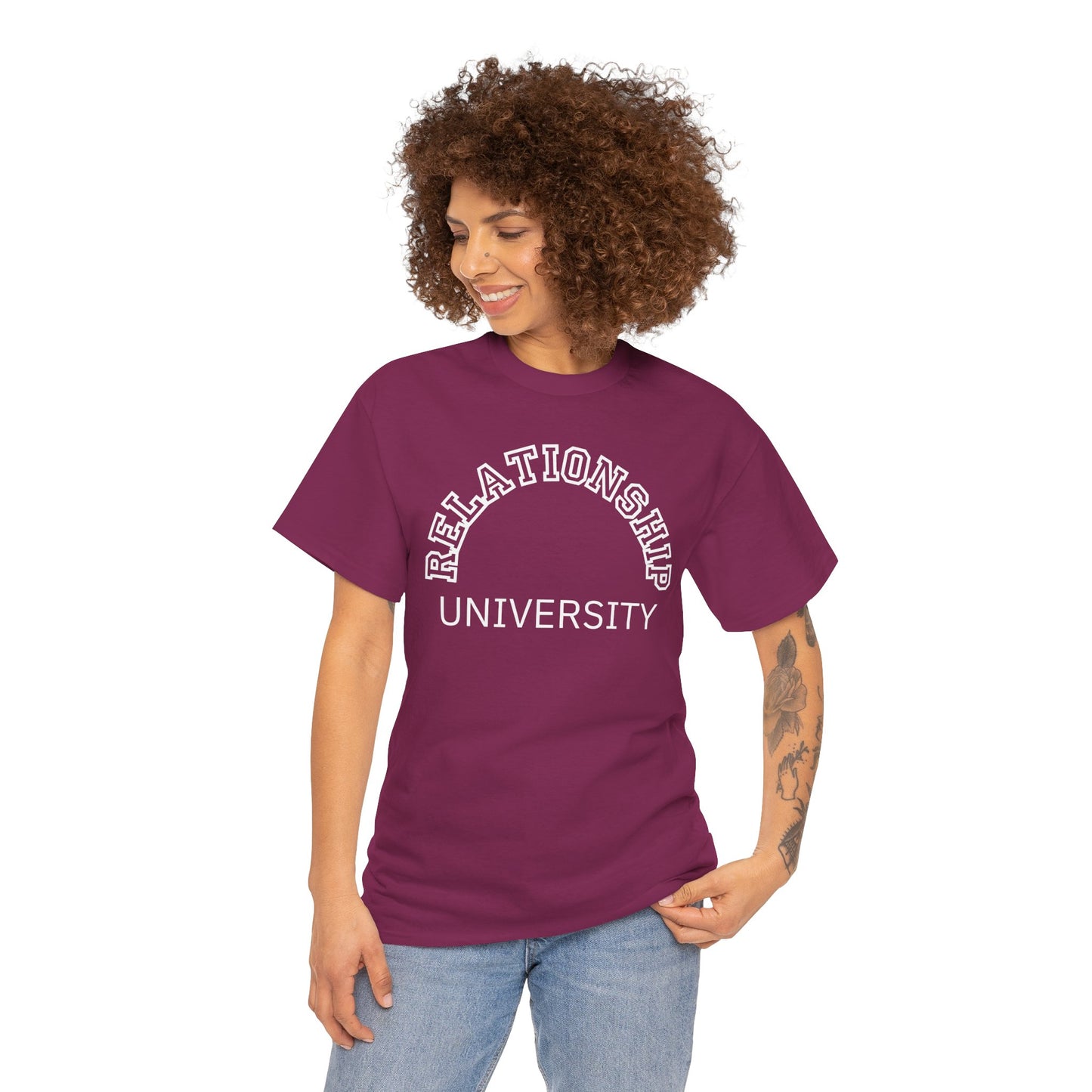 Relationship University Tee - Funny Unisex Cotton Shirt for Couples