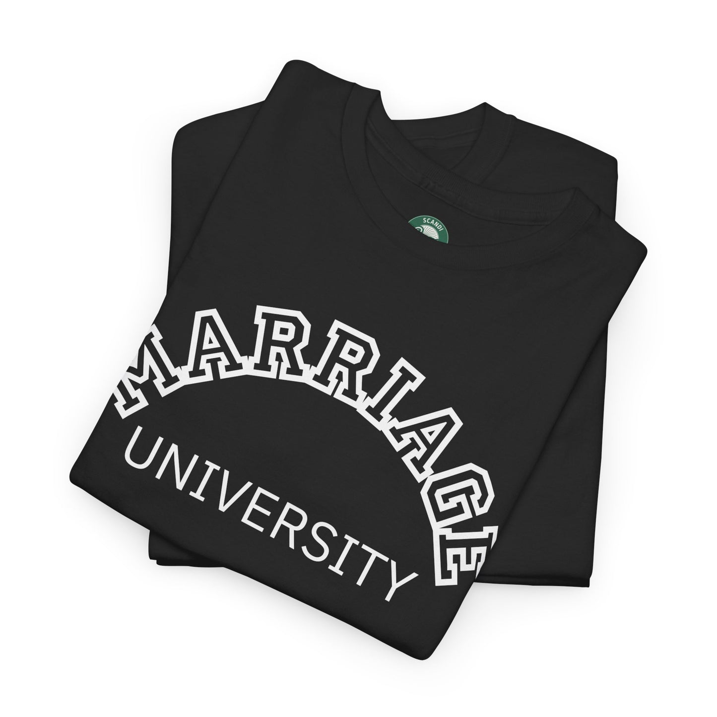 Marriage University Tee - Funny Unisex Cotton Shirt for Couples