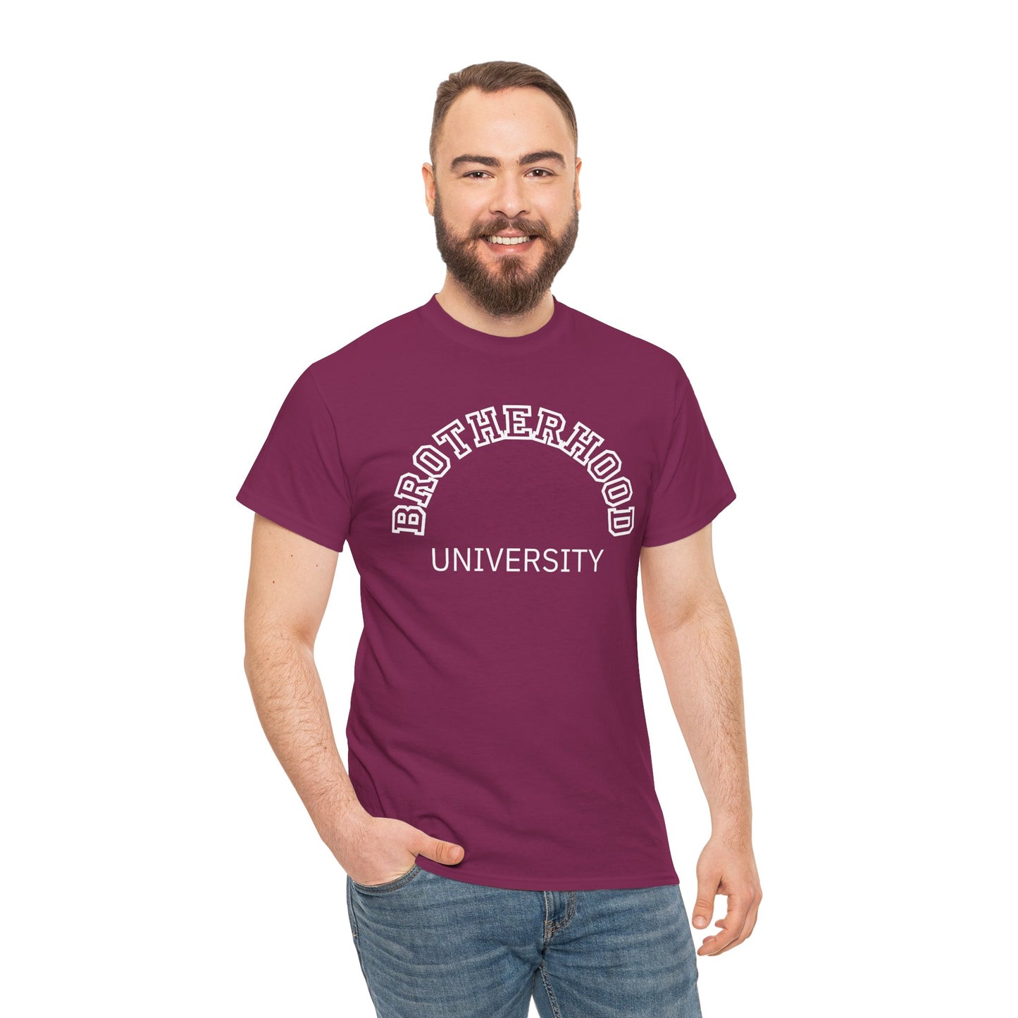 Brotherhood University Tee - Unique Gift for Brother & Pregnancy Announcement