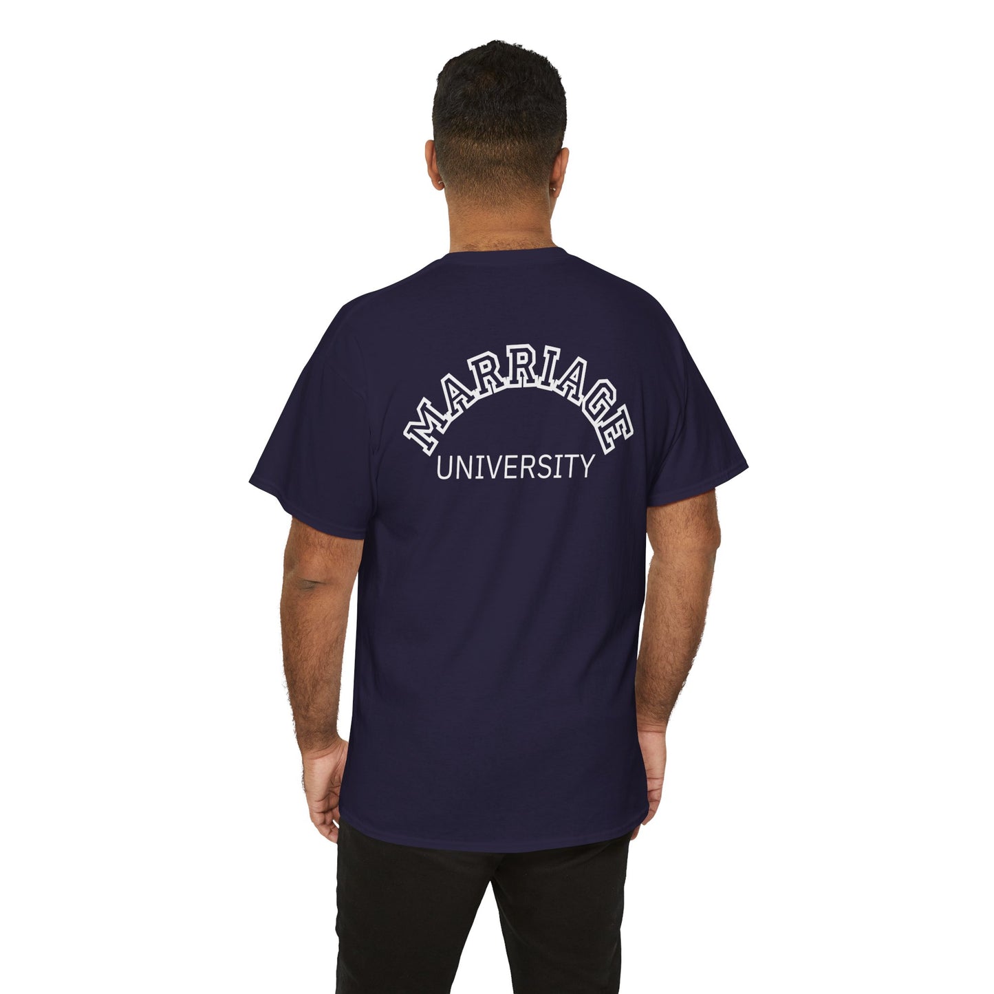 Marriage University Tee - Funny Unisex Cotton Shirt for Couples