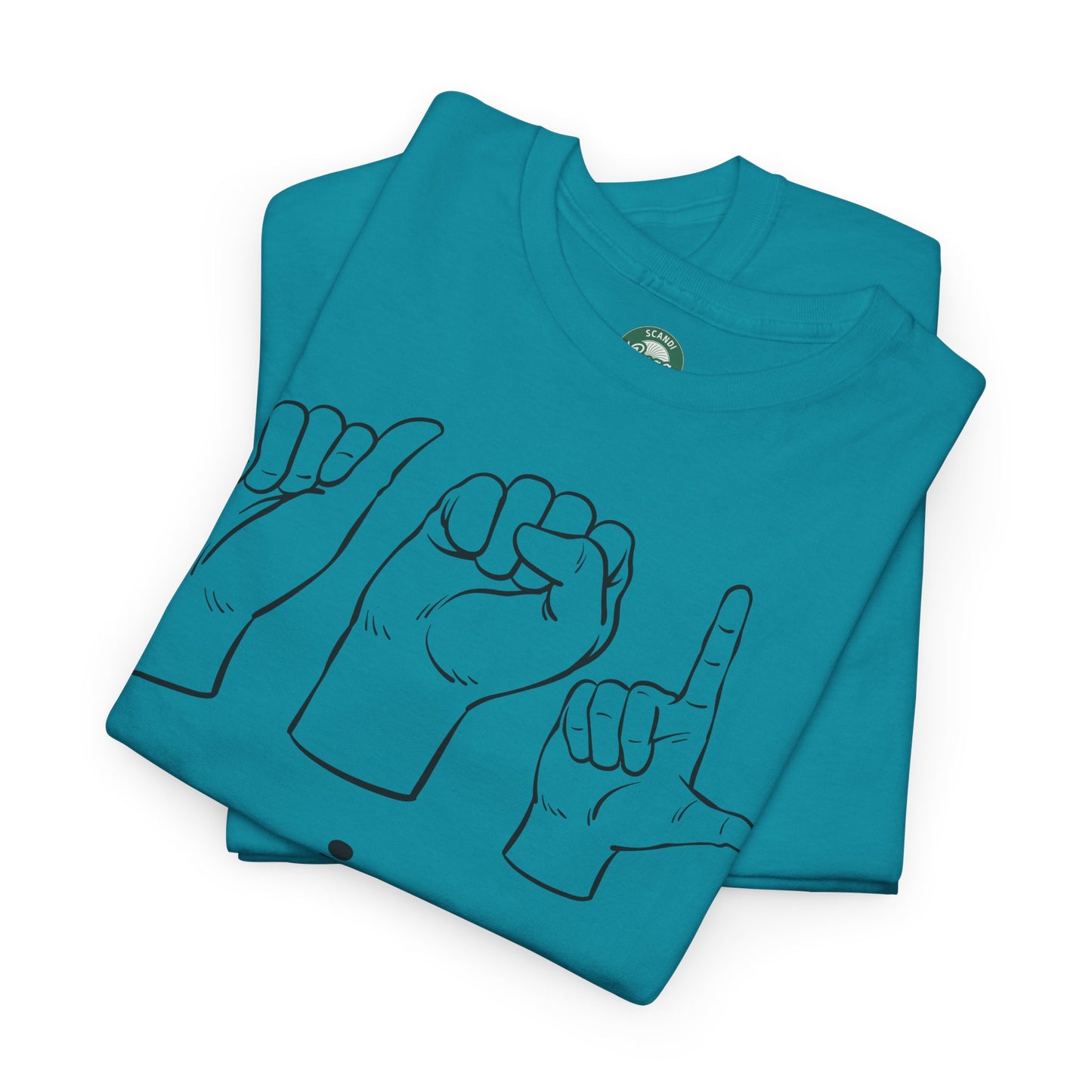 ASL Is Cool, Cool Sign Language Tee, Unisex Cotton Shirt, Gift for ASL Lovers, Fun Casual Wear, Communication Awareness