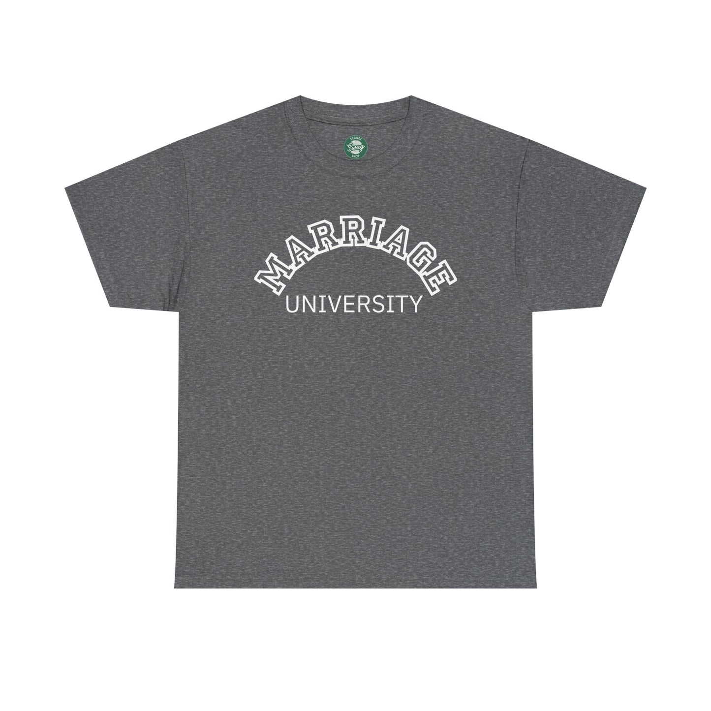 Marriage University Tee - Funny Unisex Cotton Shirt for Couples