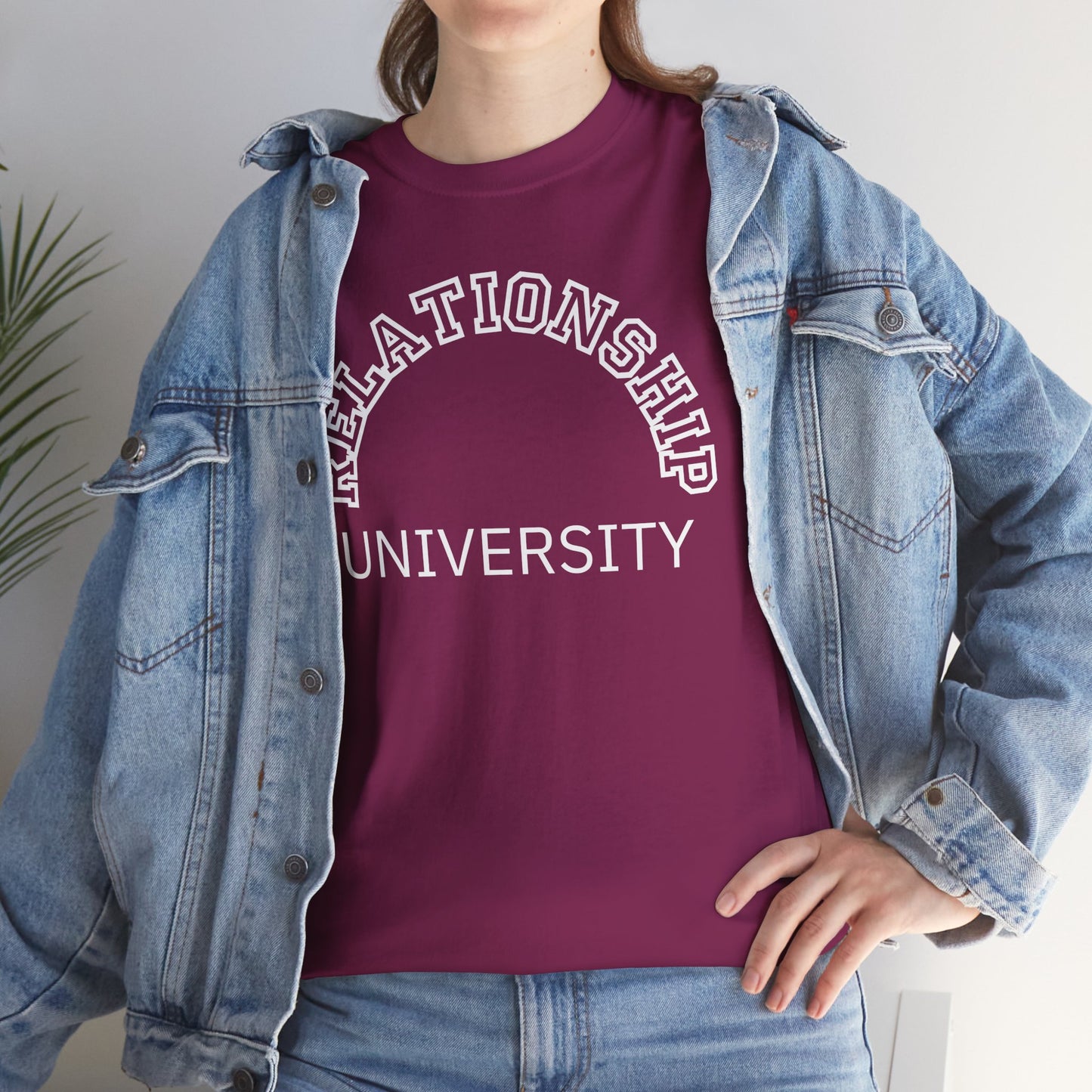 Relationship University Tee - Funny Unisex Cotton Shirt for Couples