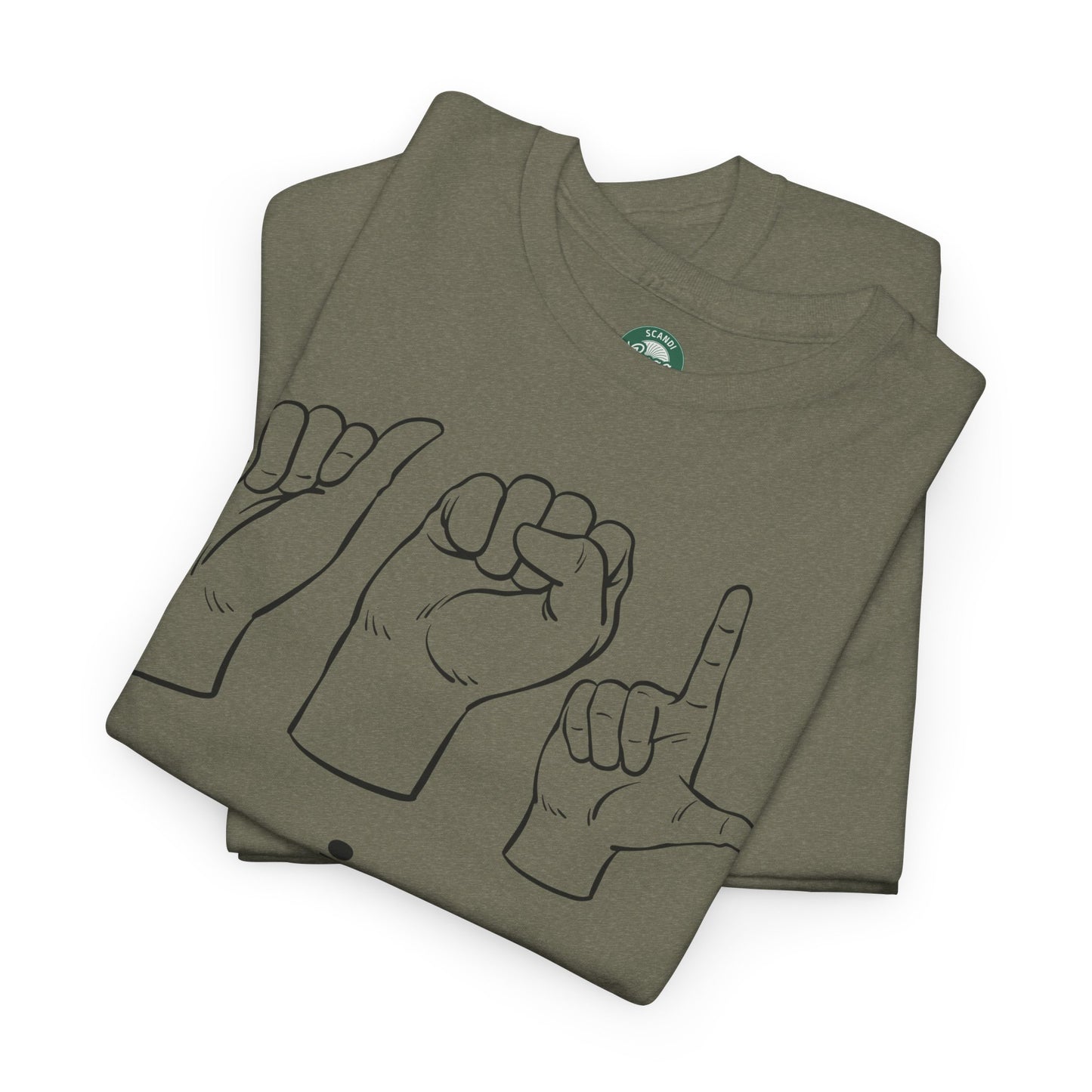 ASL Is Cool, Cool Sign Language Tee, Unisex Cotton Shirt, Gift for ASL Lovers, Fun Casual Wear, Communication Awareness
