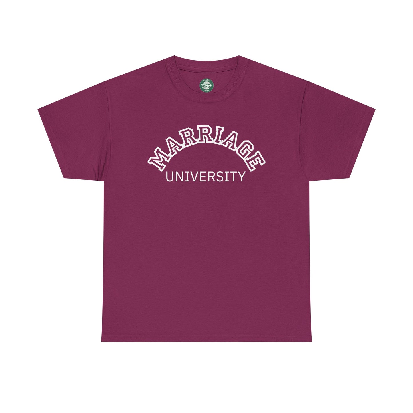 Marriage University Tee - Funny Unisex Cotton Shirt for Couples