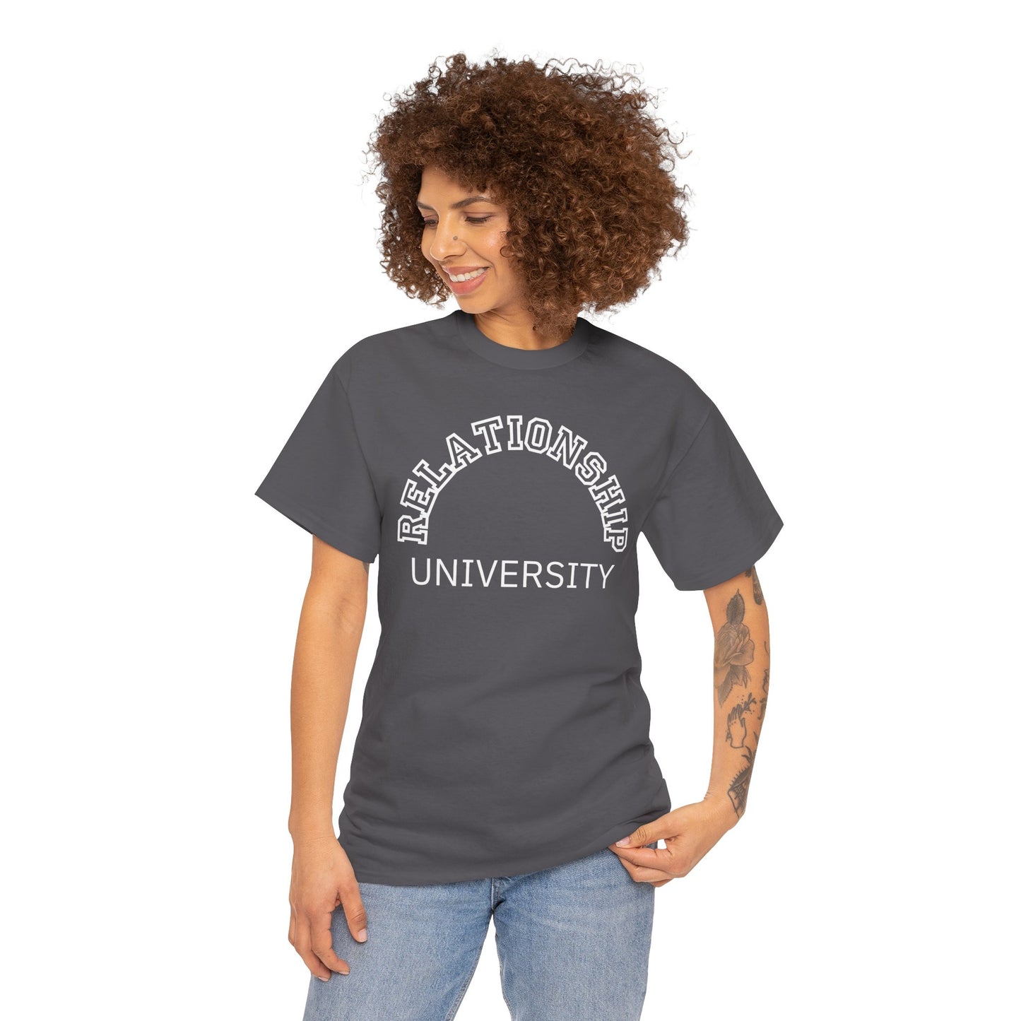 Relationship University Tee - Funny Unisex Cotton Shirt for Couples