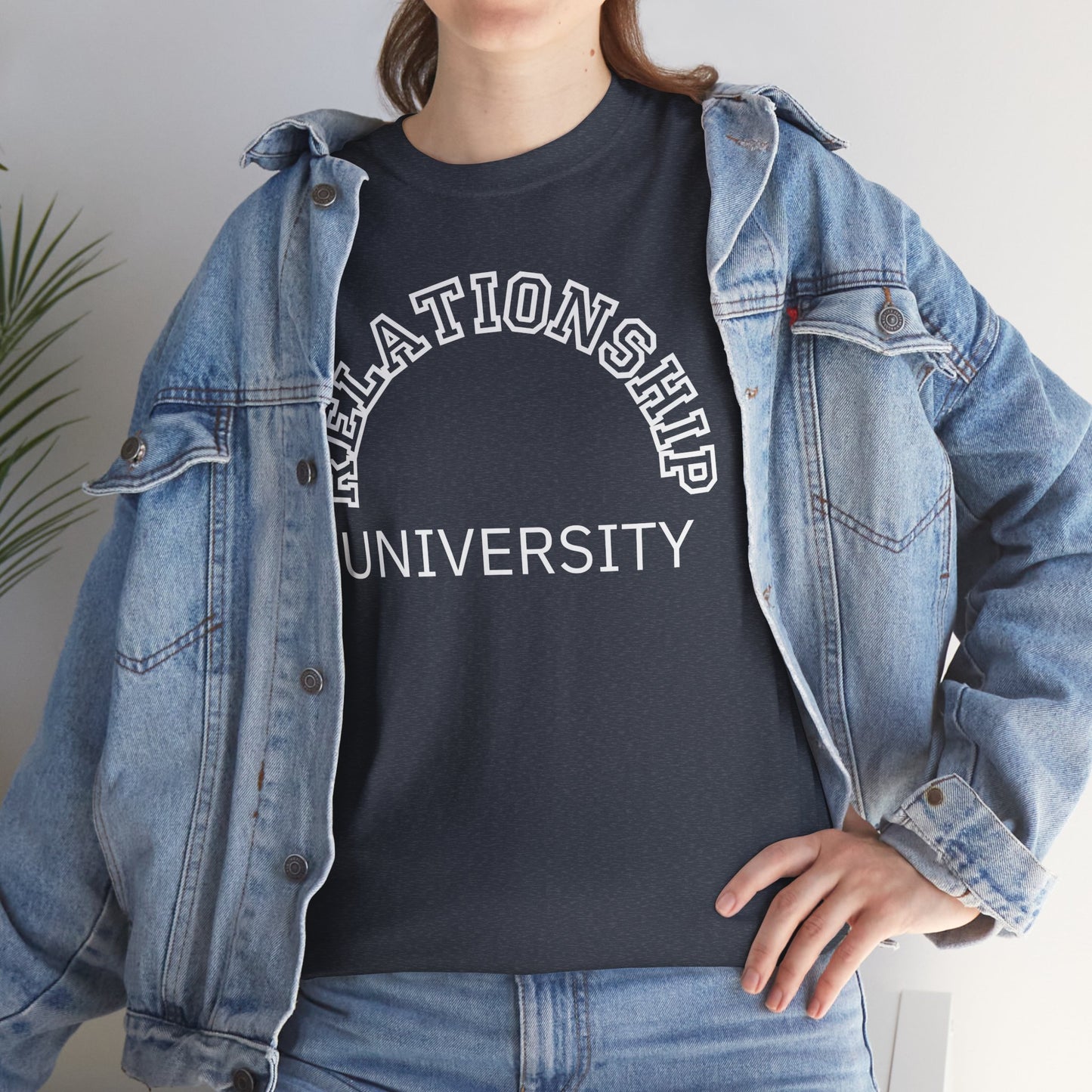 Relationship University Tee - Funny Unisex Cotton Shirt for Couples