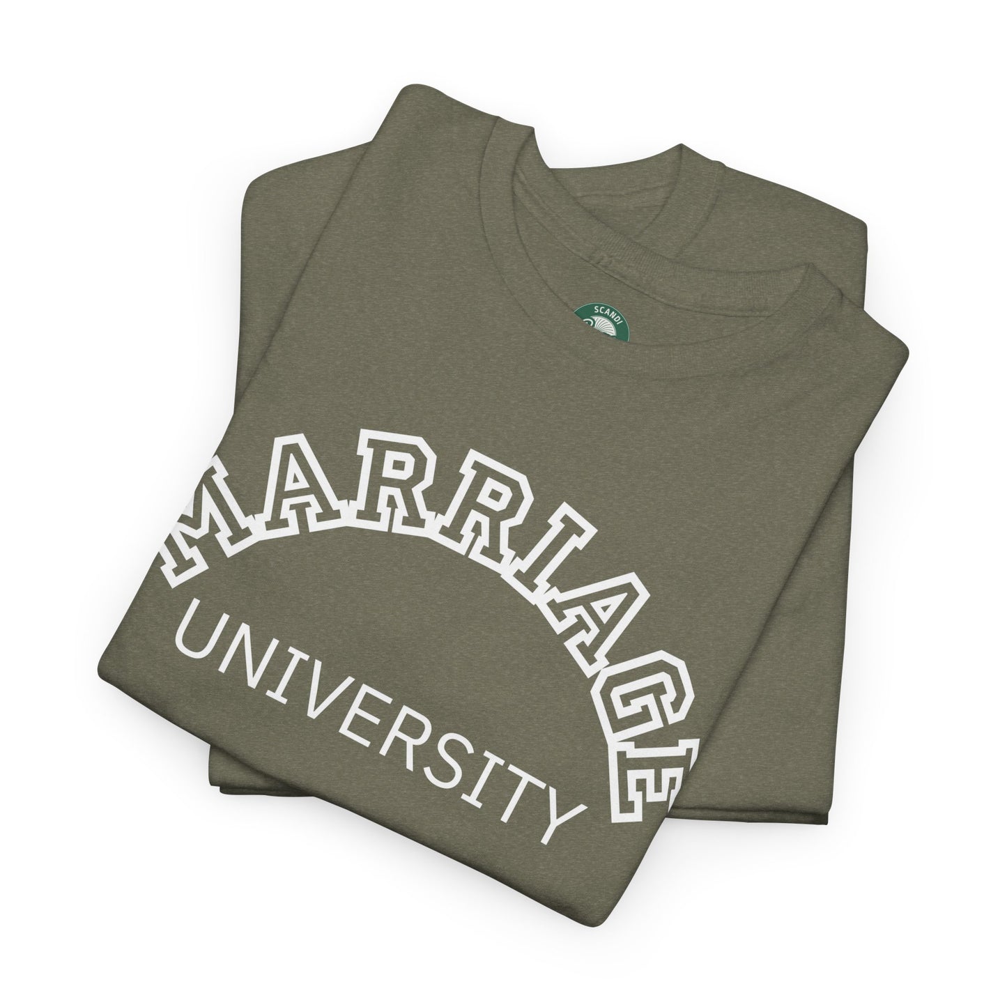 Marriage University Tee - Funny Unisex Cotton Shirt for Couples