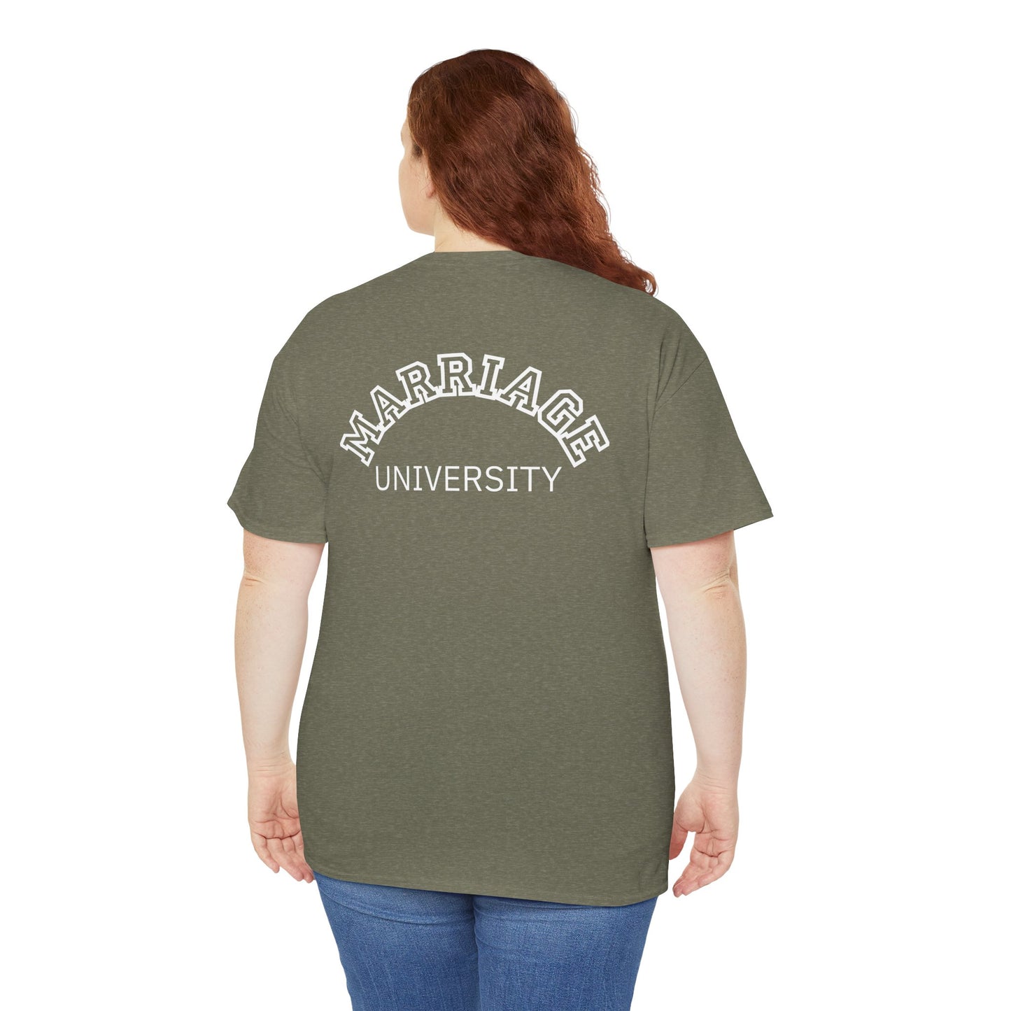 Marriage University Tee - Funny Unisex Cotton Shirt for Couples