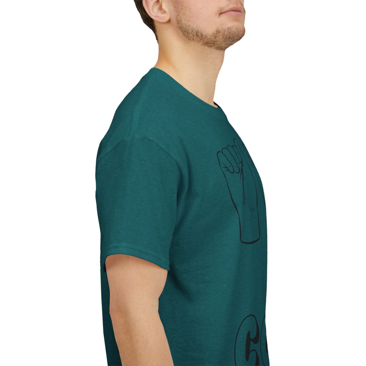 ASL Is Cool, Cool Sign Language Tee, Unisex Cotton Shirt, Gift for ASL Lovers, Fun Casual Wear, Communication Awareness