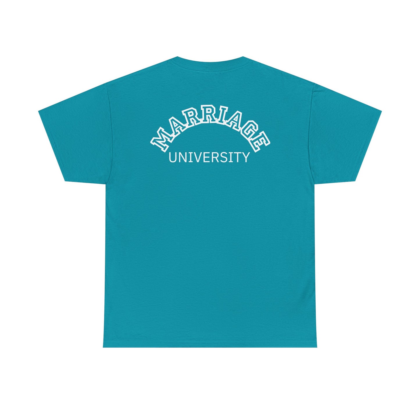 Marriage University Tee - Funny Unisex Cotton Shirt for Couples