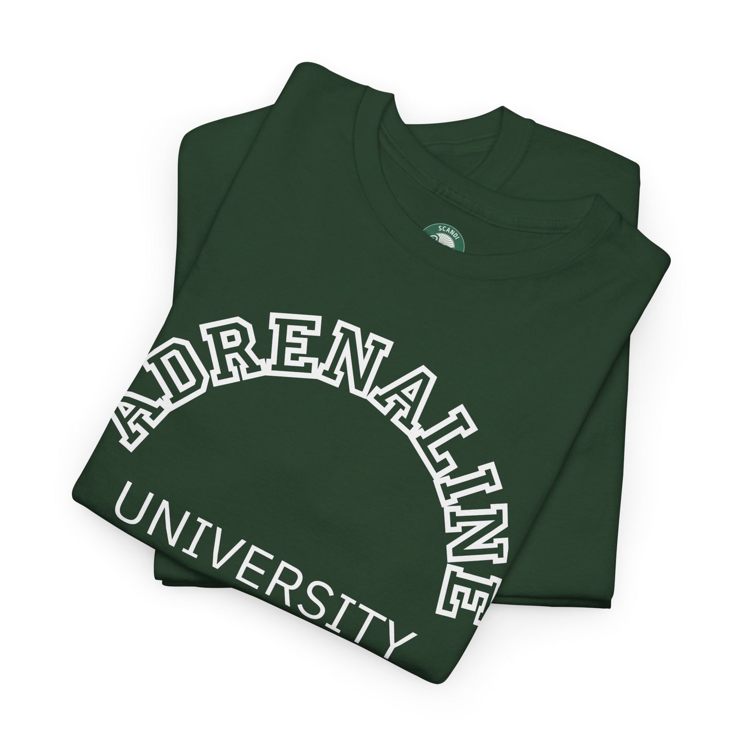 Adrenaline University Tee - Unisex T-Shirt for Adrenaline Seekers and Junkies