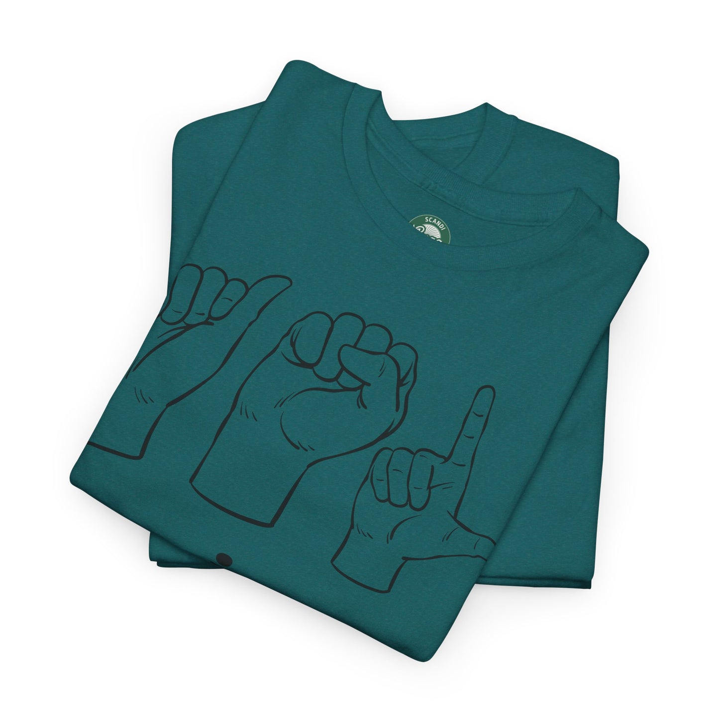 ASL Is Cool, Cool Sign Language Tee, Unisex Cotton Shirt, Gift for ASL Lovers, Fun Casual Wear, Communication Awareness