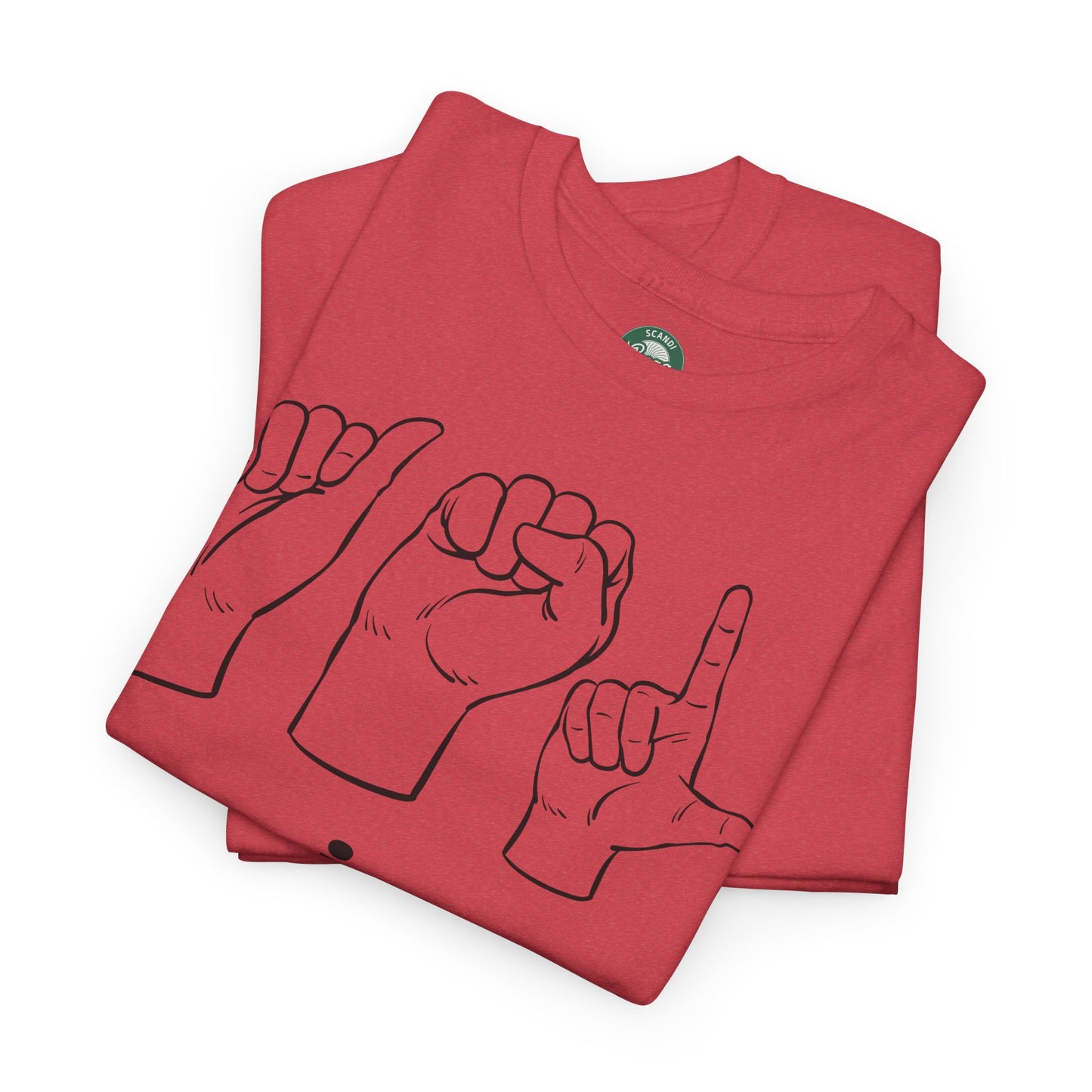 ASL Is Cool, Cool Sign Language Tee, Unisex Cotton Shirt, Gift for ASL Lovers, Fun Casual Wear, Communication Awareness