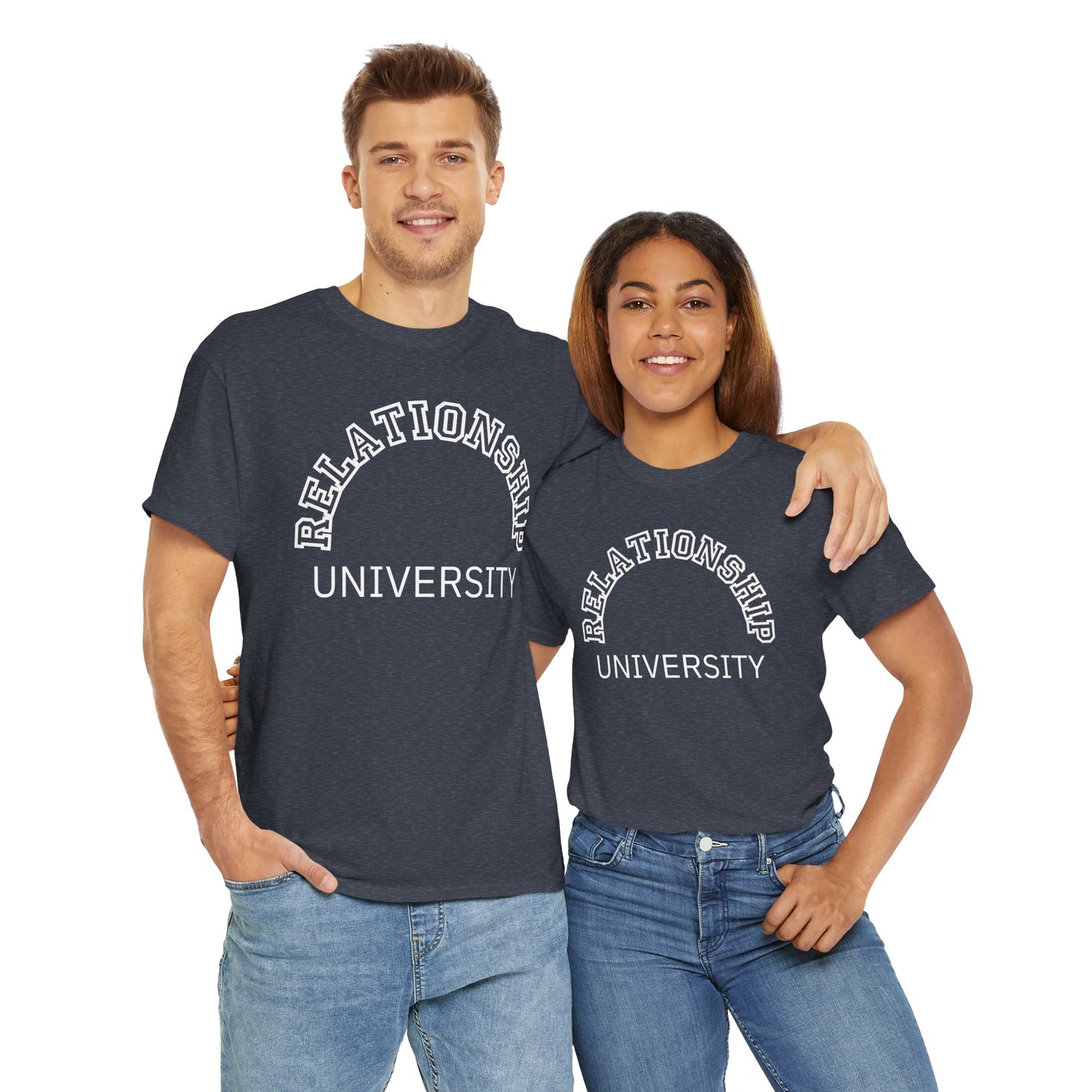 Relationship University Tee - Funny Unisex Cotton Shirt for Couples