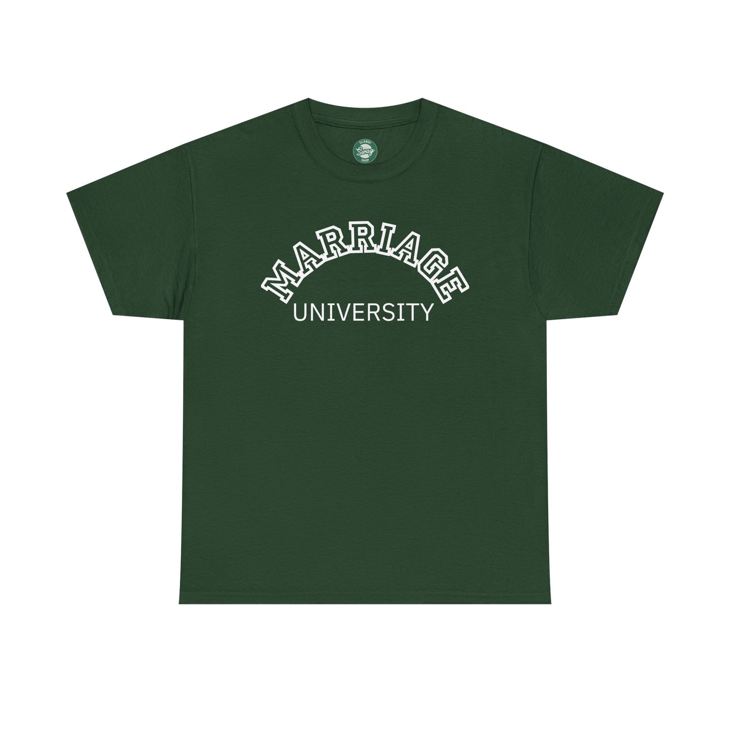 Marriage University Tee - Funny Unisex Cotton Shirt for Couples