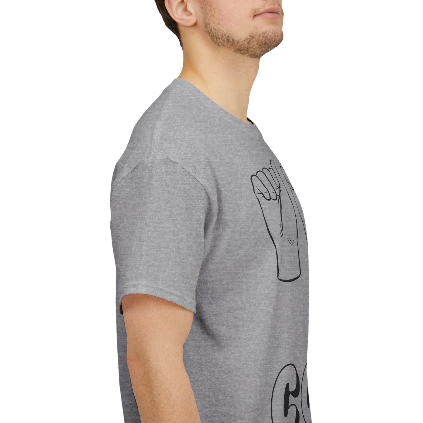 ASL Is Cool, Cool Sign Language Tee, Unisex Cotton Shirt, Gift for ASL Lovers, Fun Casual Wear, Communication Awareness