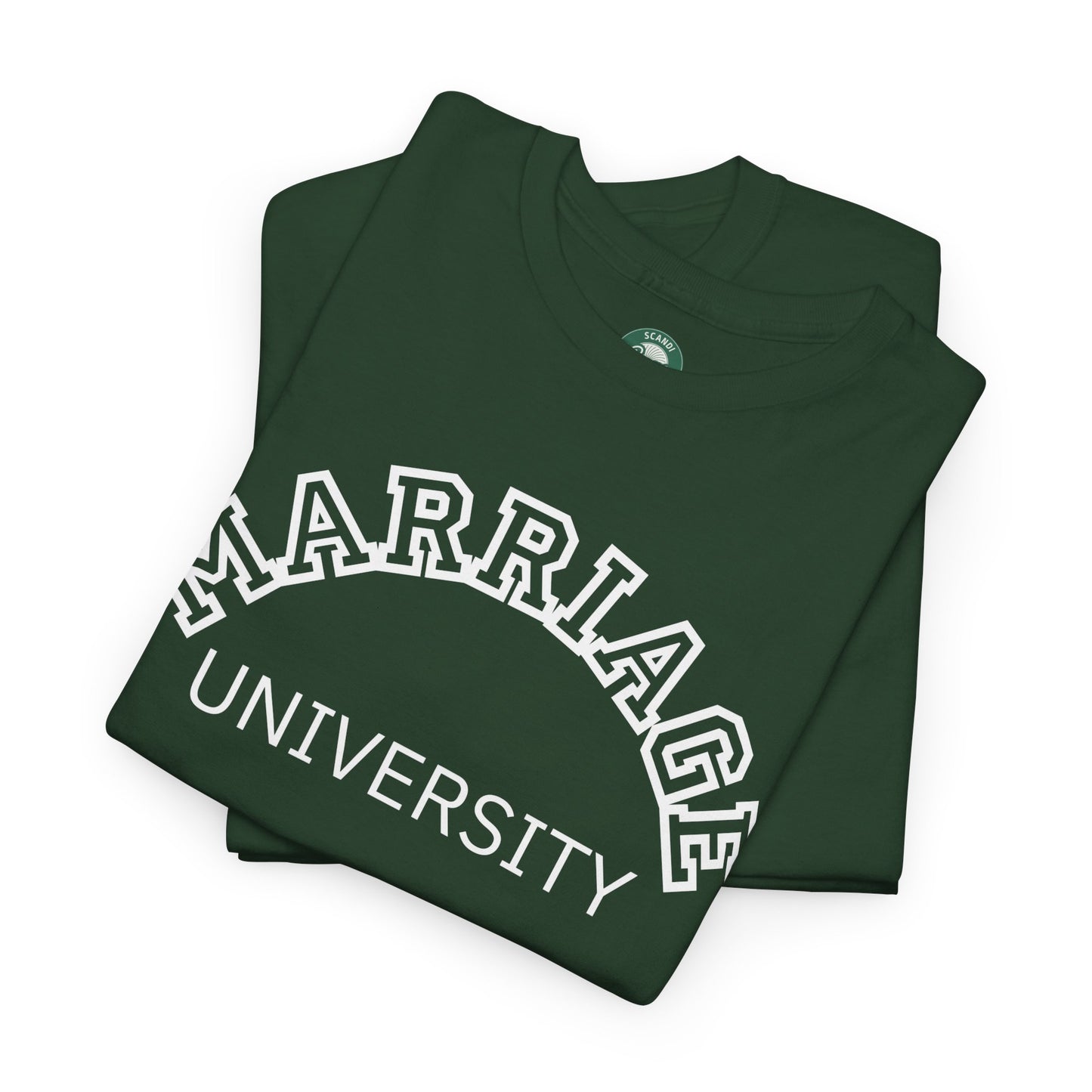 Marriage University Tee - Funny Unisex Cotton Shirt for Couples