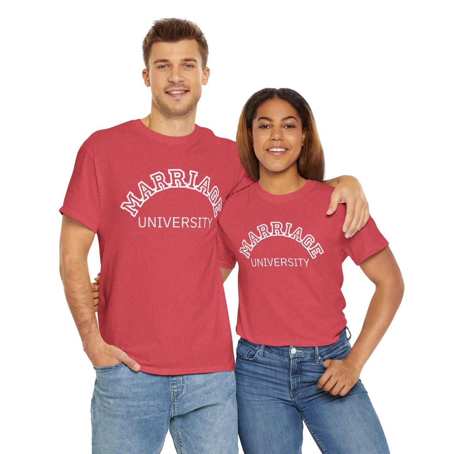 Marriage University Tee - Funny Unisex Cotton Shirt for Couples