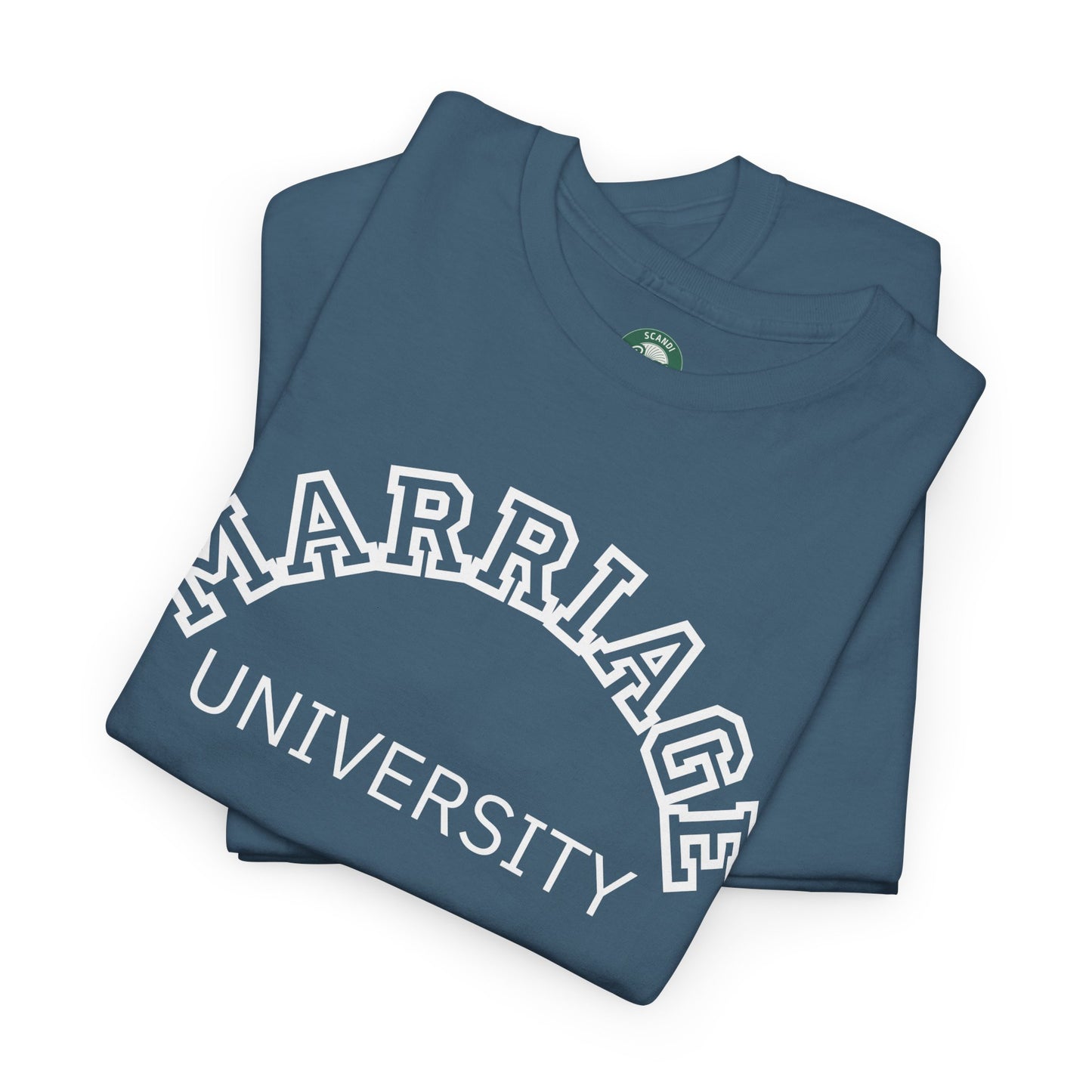 Marriage University Tee - Funny Unisex Cotton Shirt for Couples