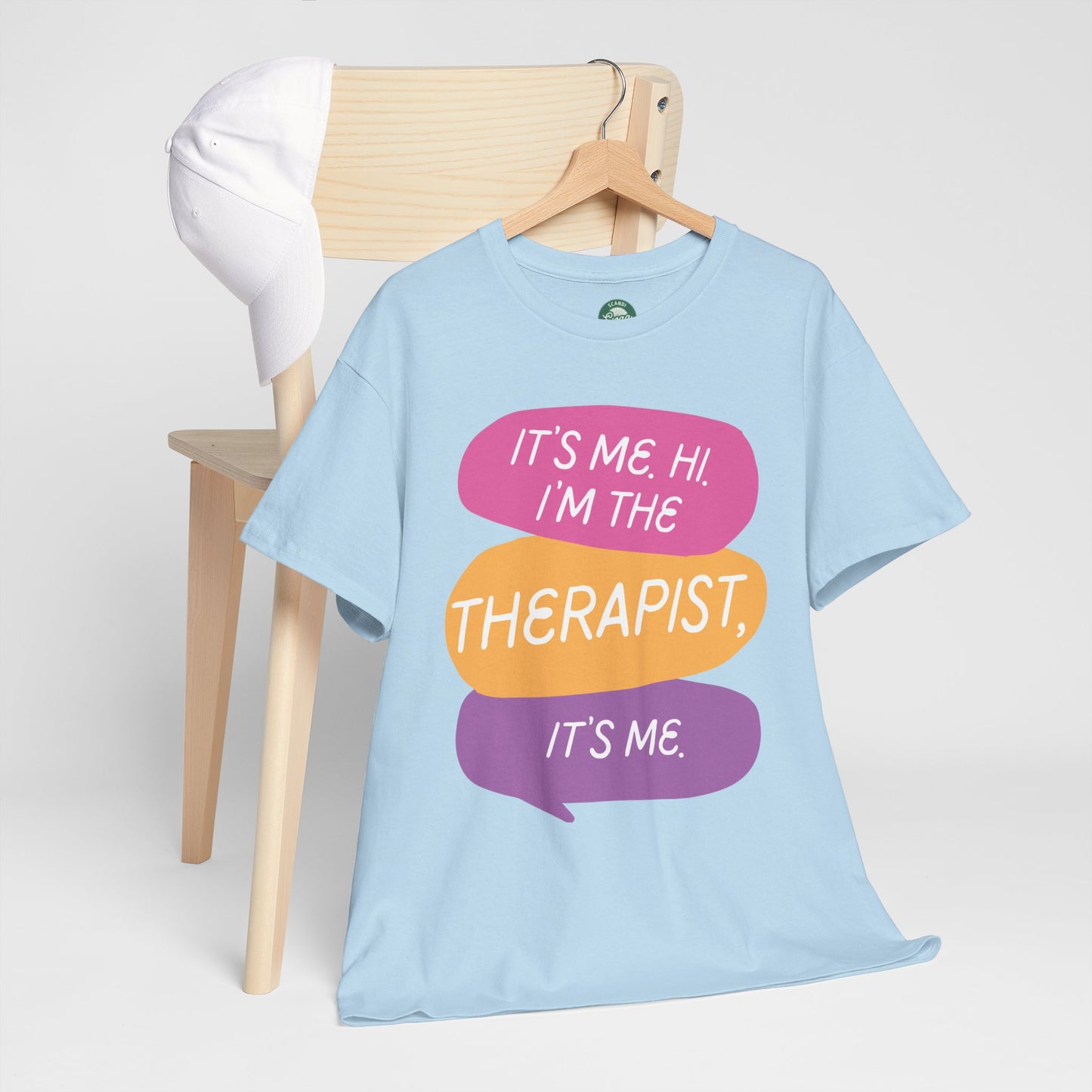 Therapist Funny Tee, It's Me Hi I'm the Therapist It's Me T-shirt