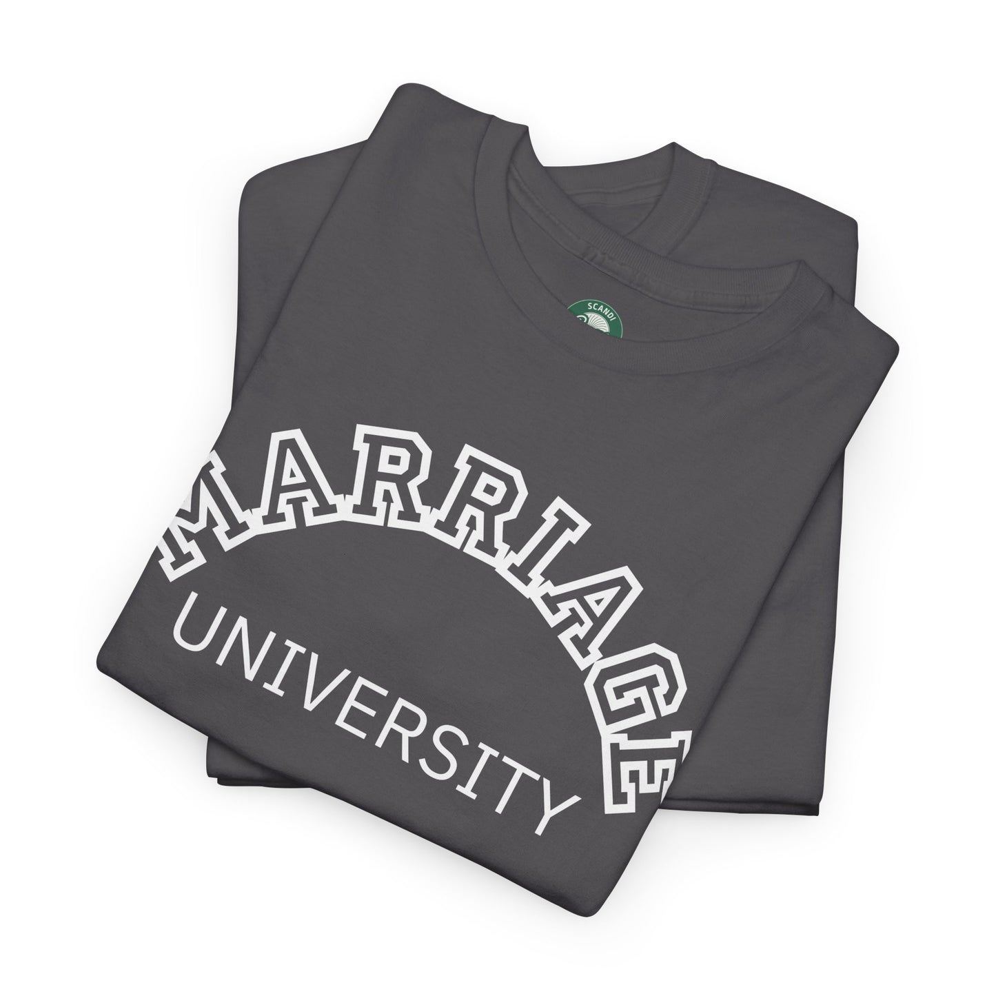 Marriage University Tee - Funny Unisex Cotton Shirt for Couples