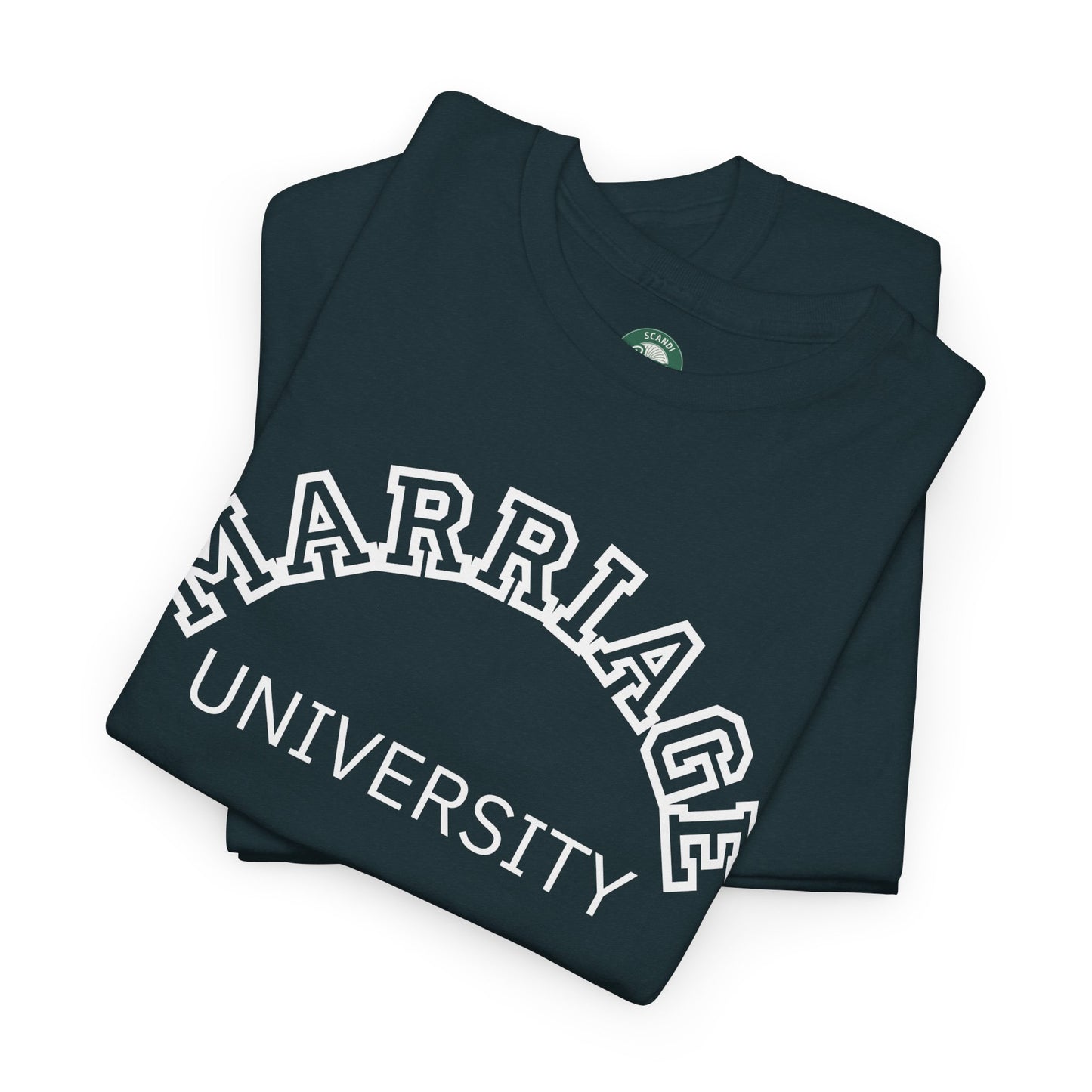 Marriage University Tee - Funny Unisex Cotton Shirt for Couples
