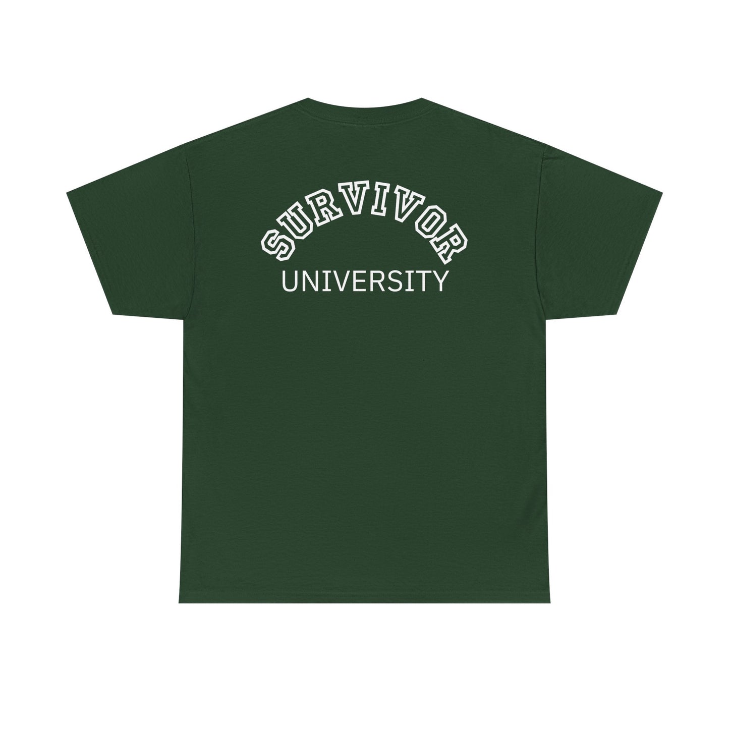 Survivor University Tee, Survivor T-shirt, Survivor Shirt, Gift for Therapist, Funny Gift for Therapist, Mental Health shirt, Mental Health T-shirt, Therapist Gift