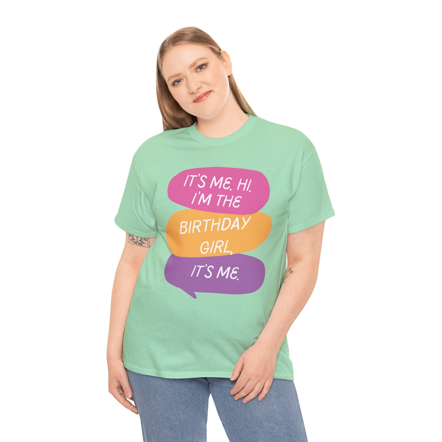 Birthday Girl Unisex Tee - It's Me Hi I'm the Birthday Girl, It's Me Funny T-Shirt